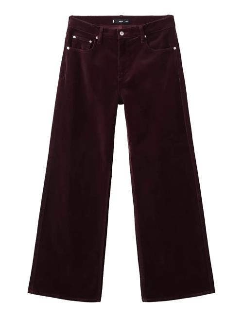 Mango | Wide Leg Velvet Jeans | 38