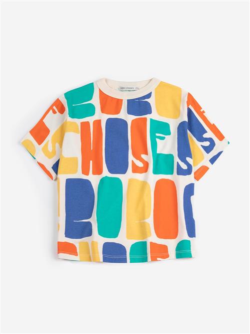 Bobo Choses Bobo Choses Color All Over T-shirt Offwhite  Offwhite 6-7 Y  Hvid  6-7 år  mand