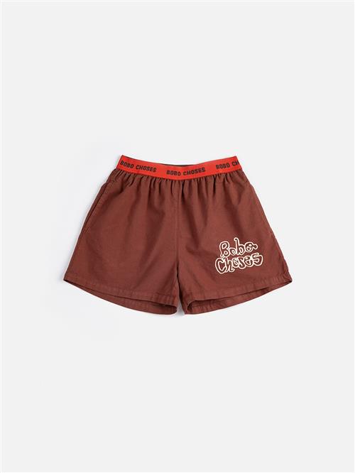 Bobo Choses Bobo Choses By Hand Shorts Brown  Brown 2-3 Y  Brun  2-3 år  mand