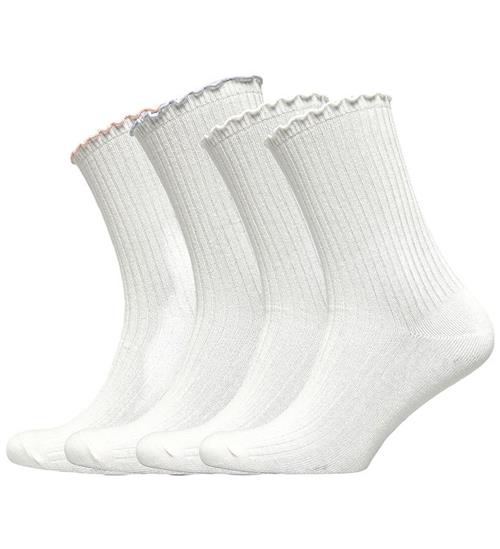 Rosemunde Strømper - Sisse - 4-pak - White/Nantucket Blue