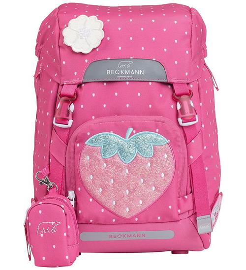 Beckmann Skoletaske - Classic - Strawberry/Pink