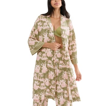 Triumph Aura Spotlight Robe Rosa/Oliven modal fibre 48/50 Dame