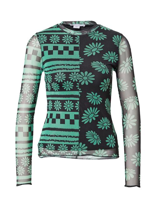 Warehouse Shirts 'Kara'  smaragd / sort