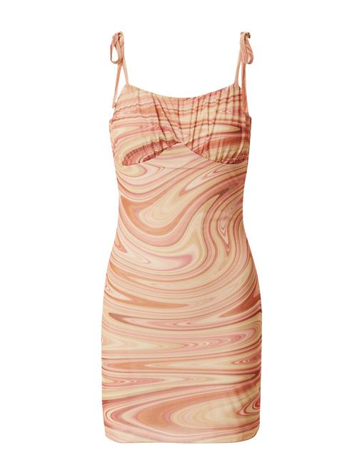 ABOUT YOU x Antonia Sommerkjole 'May'  beige / pastelorange / rustrød