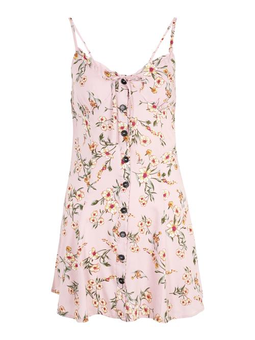 AÉROPOSTALE Kjole  grøn / mørkeorange / lys pink / hvid