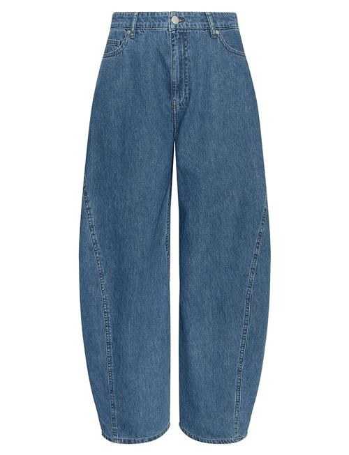 Se MSCH Copenhagen | Mschkobane Lis Barrel Jeans | XL hos Booztlet