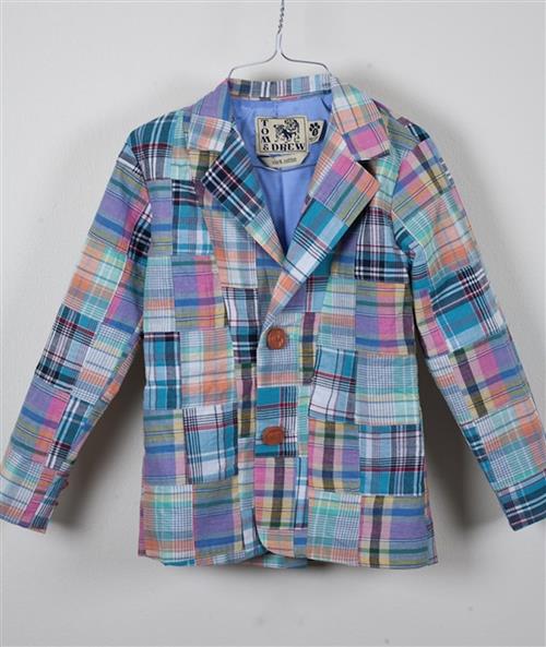 Tom & Drew Patchwork Blazer 2 Y    2 år  mand