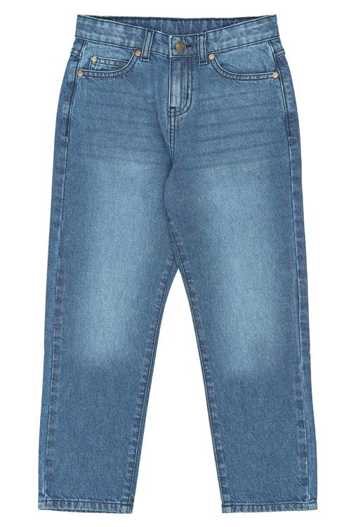 The New Marchall Jeans Med Baggy Pasform Medium Blue Denim  Medium Blue Denim-7 Y  Blå  7 år  mand