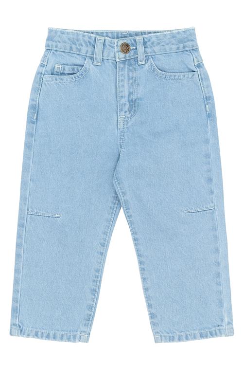 The New Siblings Silvio Tøndeformede Jeans Light Blue Denim  Light blue denim-80 cm  Blå  80 cm  unisex