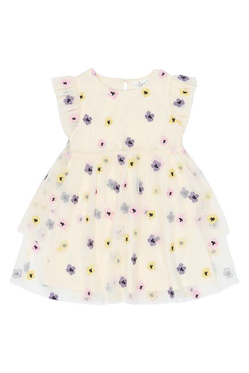 The New Siblings Svelda Kjole Gardenia Emb  Gardenia EMB-98 cm  Creme  98 cm  kvinde