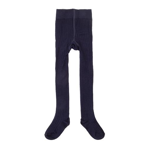 Joha Uld-rib-strømpebukser Navy  Navy-100 cm  Marineblå  100 cm  unisex