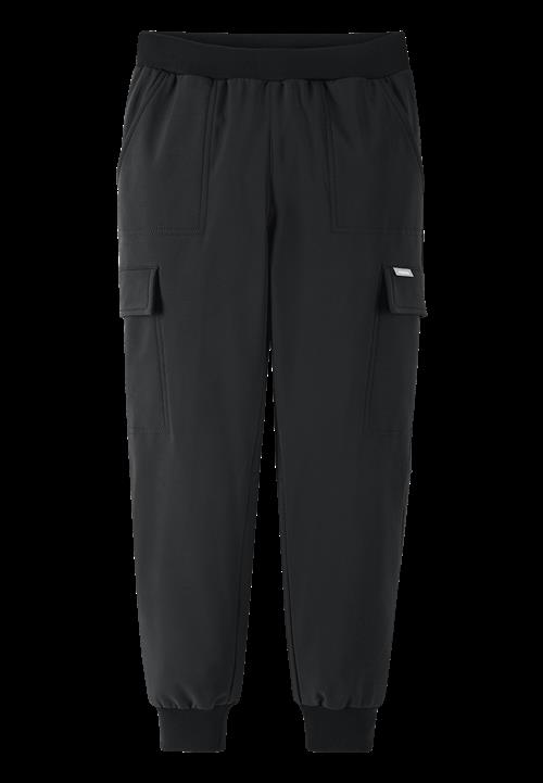 Se Reima Hypytys Vandafvisende Jersey-bukser Black  110 cm    110 cm  unisex hos Babyshop