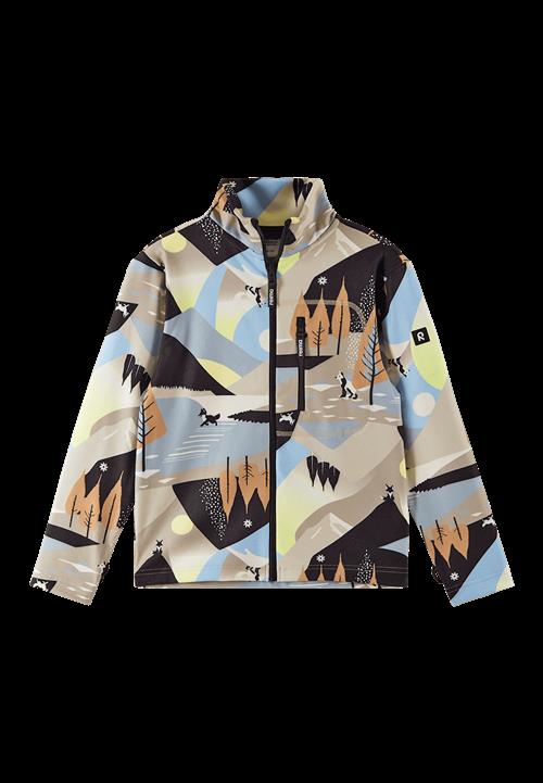 Reima Lisisti Blød Jersey-sweater Med Fuld Lynlås Earthy Beige  110 cm    110 cm  unisex