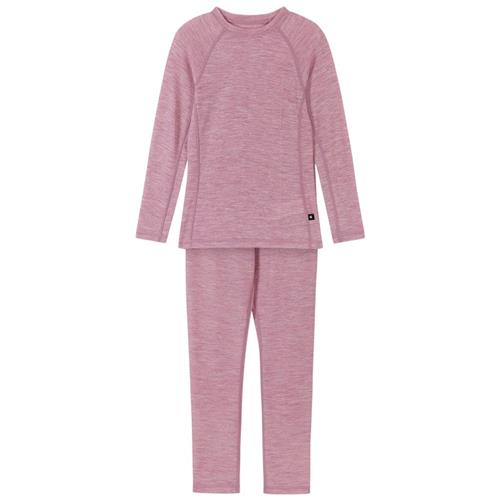 Reima Grå Pink Wool Baselayer Sæt 120 cm  Lyserød  120 cm  unisex