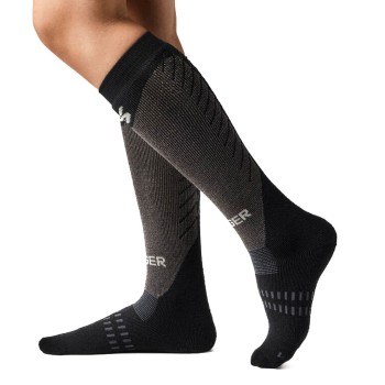 Seger Strømper Alpine Core Heavy Wool Socks Sort merinould Str 40/42