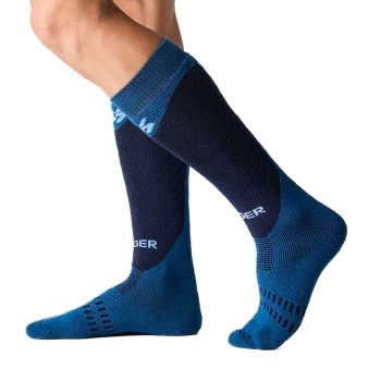 Seger Strømper Alpine Core Heavy Wool Socks Marine/Blå merinould Str 34/36