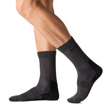 Seger Strømper Wanderer Light Wool Socks Antracit Str 43/45