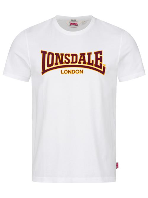LONSDALE Bluser & t-shirts 'Classic'  gylden gul / vinrød / hvid