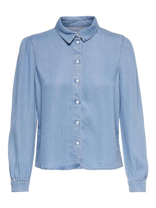 Se ONLY Bluse 'Billie'  blue denim hos About You