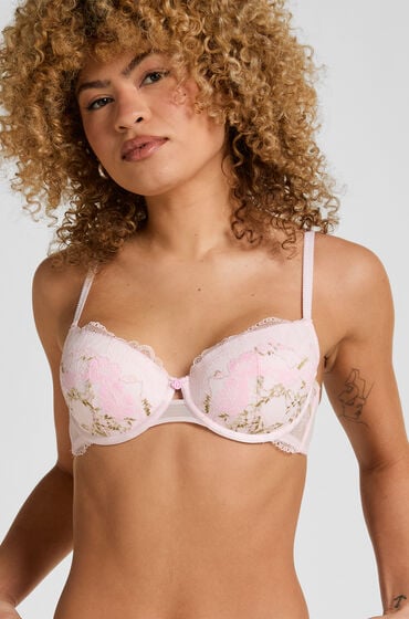 Hunkemöller Miri Polstret Bøjle-BH Lyserød
