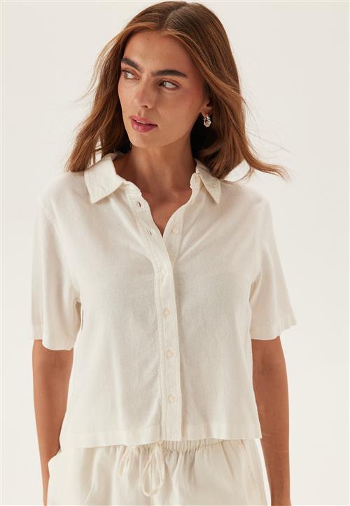 ONLY Onlgoa S/S LINEN BL SHIRT