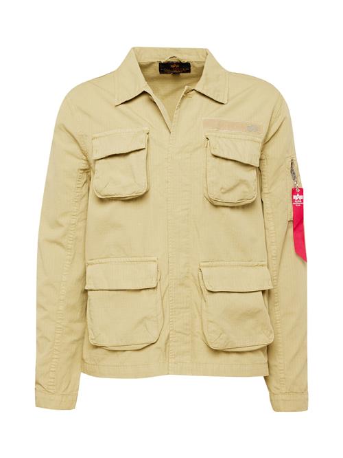 ALPHA INDUSTRIES Overgangsjakke  khaki / rød / hvid