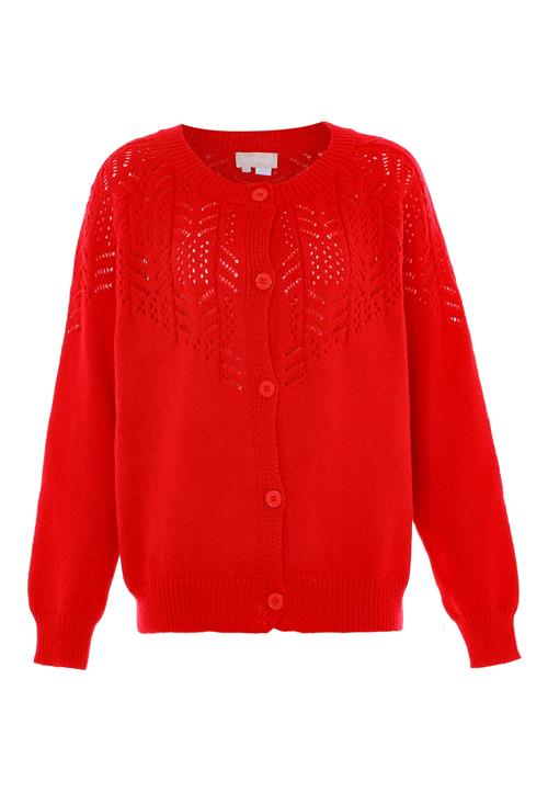 Jalene Cardigan  rød