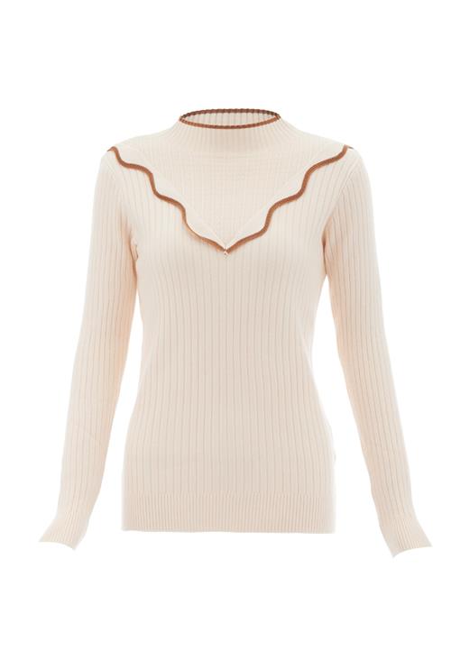 NALLY Pullover  beige / brun