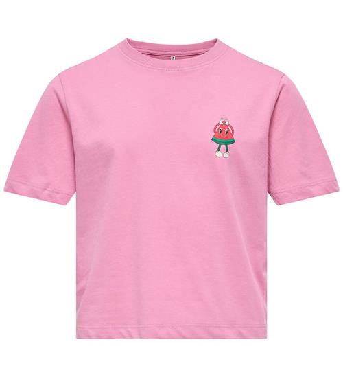 Kids Only T-shirt - KogRex - Cashmere Rose/Watermelon