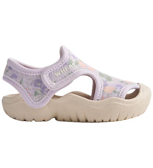 Wheat Sandaler - Bani - Purple Light Petunias