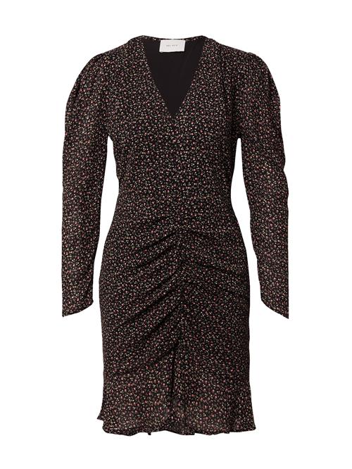 Neo Noir Kjole 'Funda'  grøn / lys pink / sort