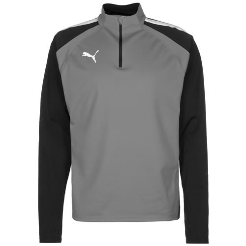 PUMA Sportsweatshirt 'Team Liga'  mørkegrå / sort / hvid