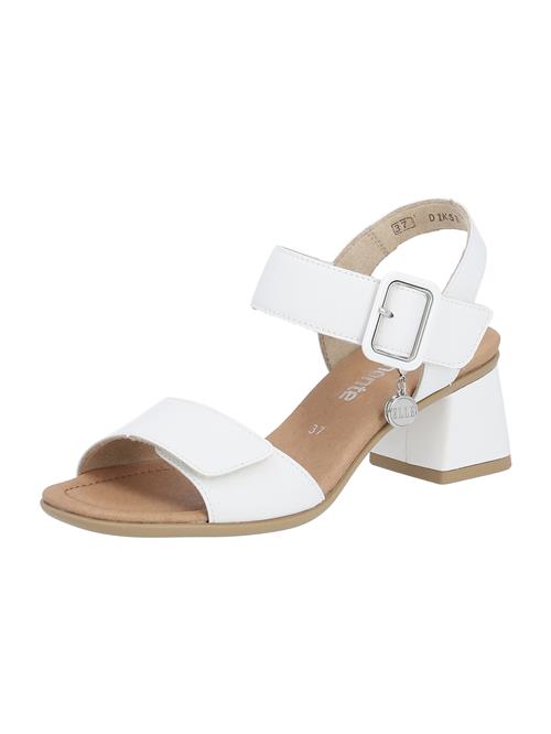 REMONTE Sandaler med rem  hvid