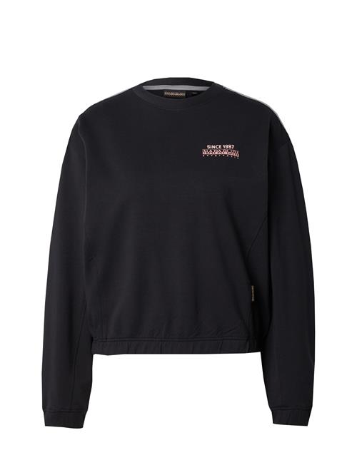 NAPAPIJRI Sweatshirt 'KEITH'  grå / rosé / gammelrosa / sort