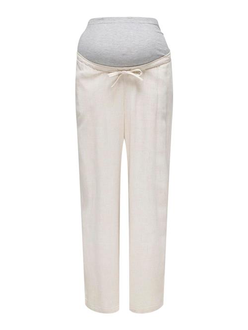 Only Maternity Bukser 'Siesta'  beige-meleret