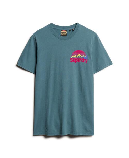 Superdry & Co Bluser & t-shirts  lyseblå / lysegul / fuchsia