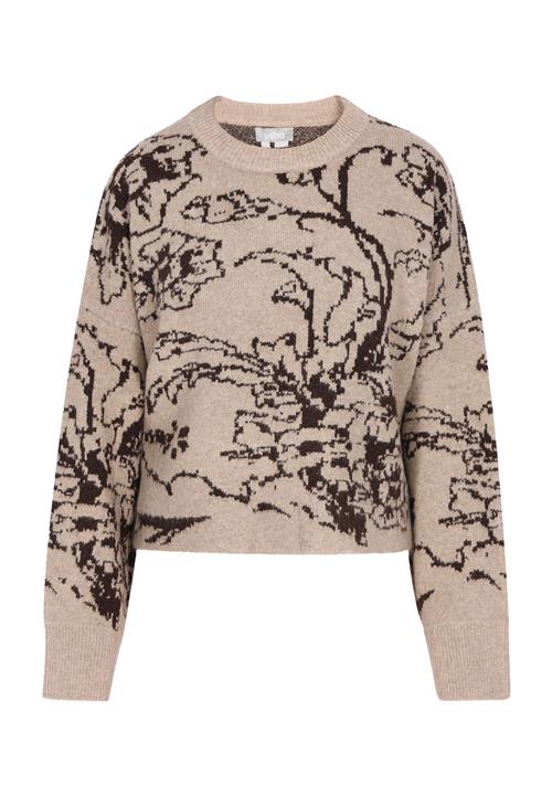 Usha Pullover  beige / sort