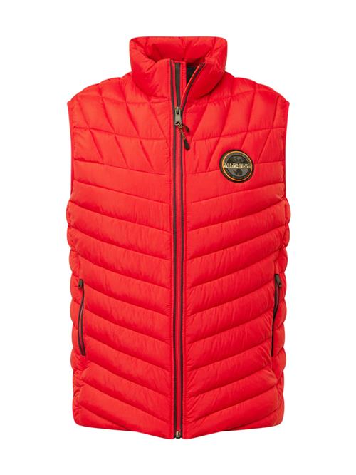 NAPAPIJRI Vest 'A-LAPAZ'  orangerød / sort