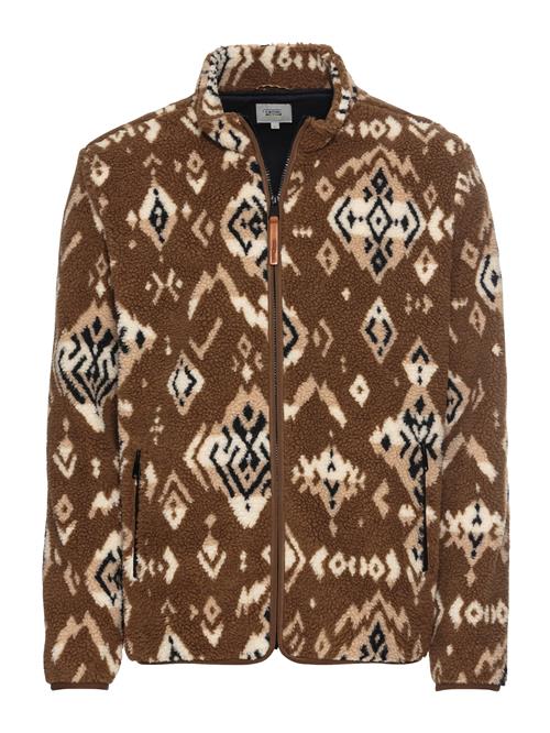 CAMEL ACTIVE Fleecejakke  beige / brun / lysebrun