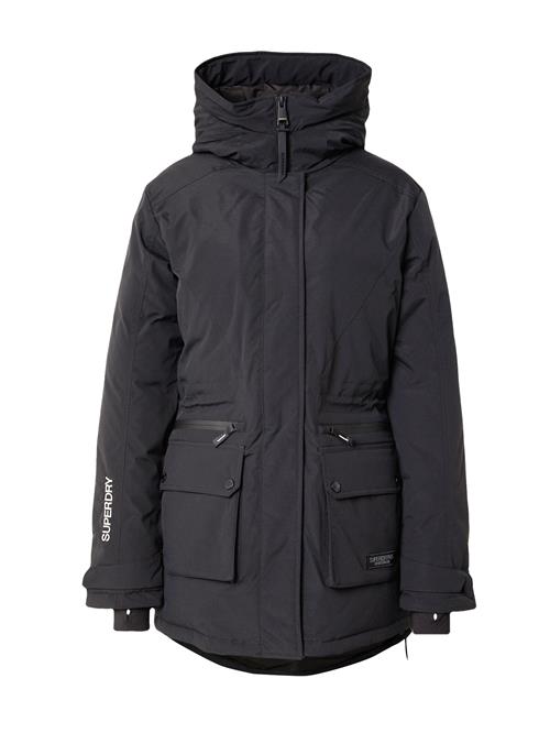 Superdry & Co Vinterparka 'City'  sort / hvid