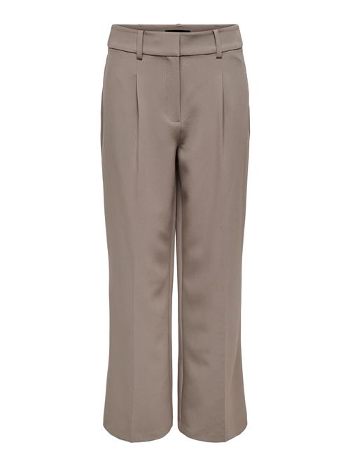 JDY Bukser med fals  lysebrun