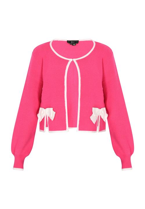 faina Cardigan  pink / hvid