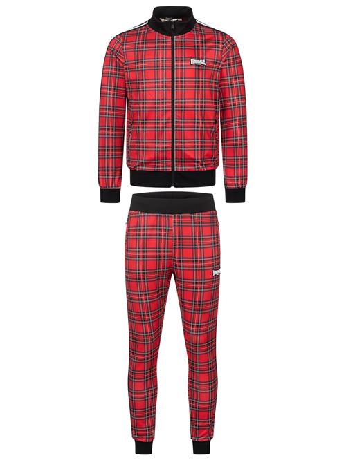 LONSDALE Træningsdragt 'ROYAL STEWART'  blandingsfarvet / rød
