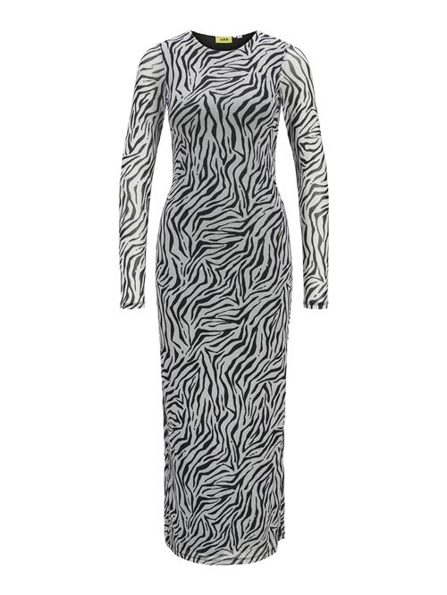 JJXX Kjole 'JULIE'  lysegrå / sort