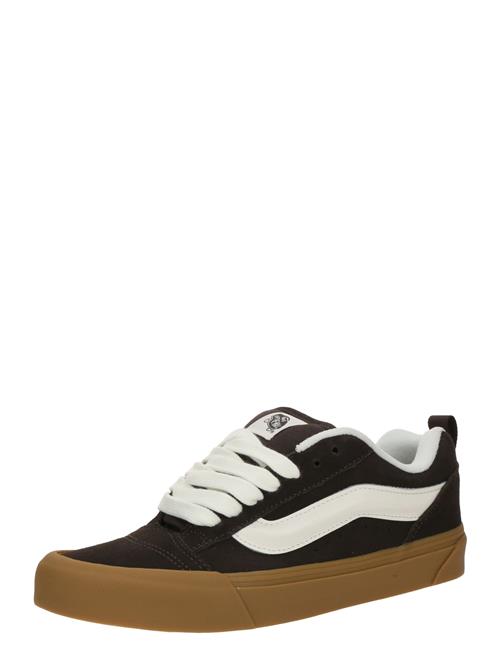 VANS Sneaker low 'Knu Skool'  mørkebrun / hvid