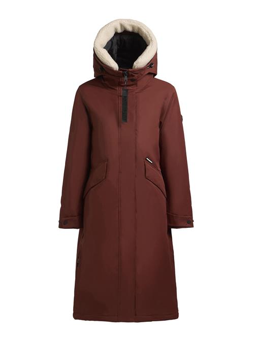 khujo Vinterfrakke 'Agneta-YM '  rustbrun