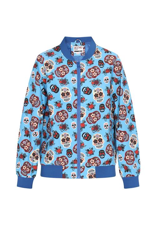 myMo ATHLSR Overgangsjakke  creme / himmelblå / rød / sort