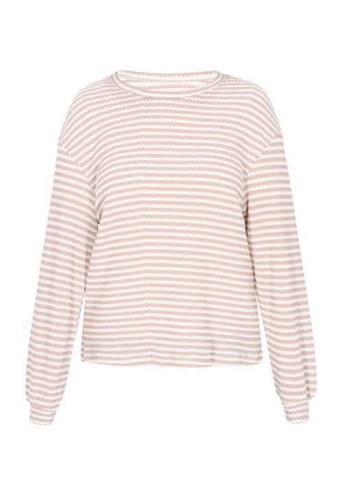 SANIKA Pullover  nude / hvid