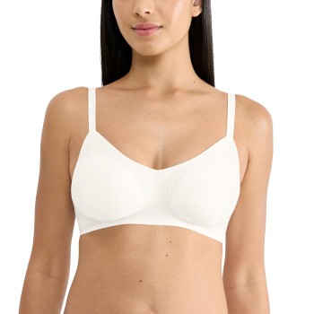 Sloggi BH ZERO Feel Pure Hvid Large Dame