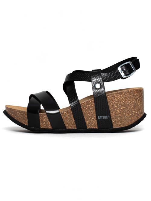 Bayton Sandaler med rem 'Palmas'  sort